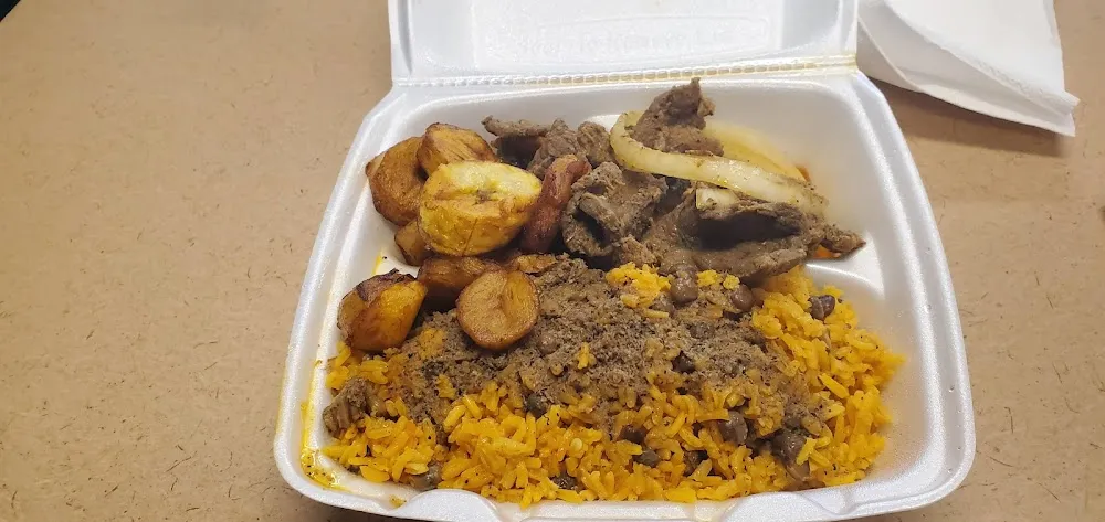 Steak & Rice and Beans
